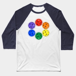 Pride Circle (crest & back) Baseball T-Shirt